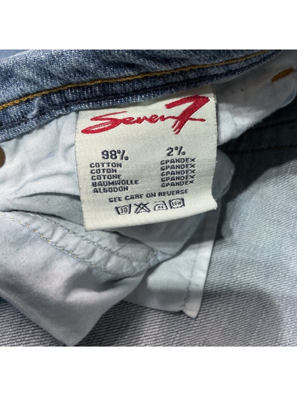 Seven7 Women's Bootcut Jeans Size 20 Light Wash Stretch Denim - Picture 5 of 9